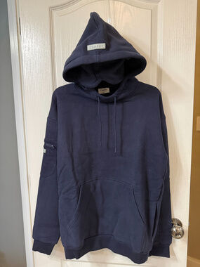 COMFRT DND Travel Hoodie Navy Small Unisex